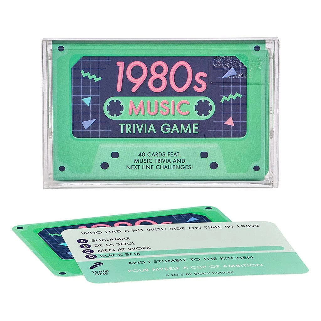 Ridley's 1980s Music Trivia - Card Game