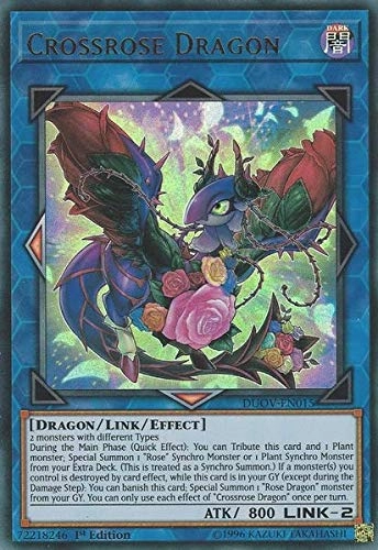 Yu-Gi-Oh! Crossrose Dragon DUOV-EN015