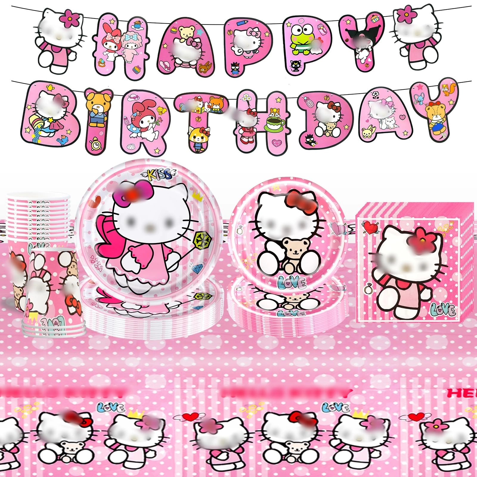 Party Tableware - 52.0 count Birthday