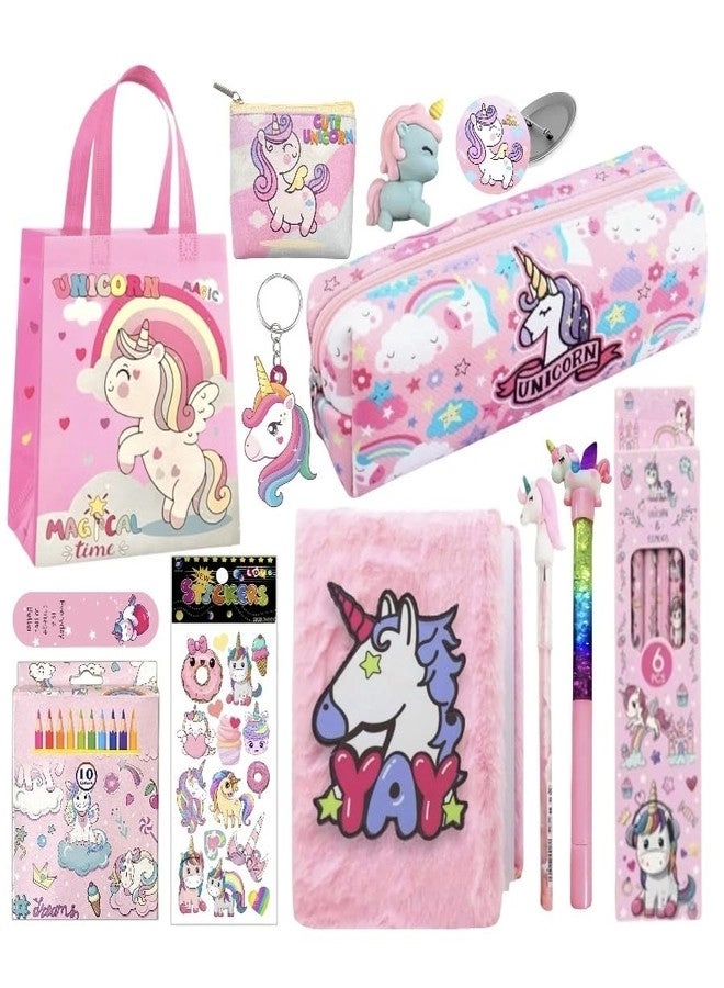 Le Delite Unicorn Gift Combo Set - 13 Pcs