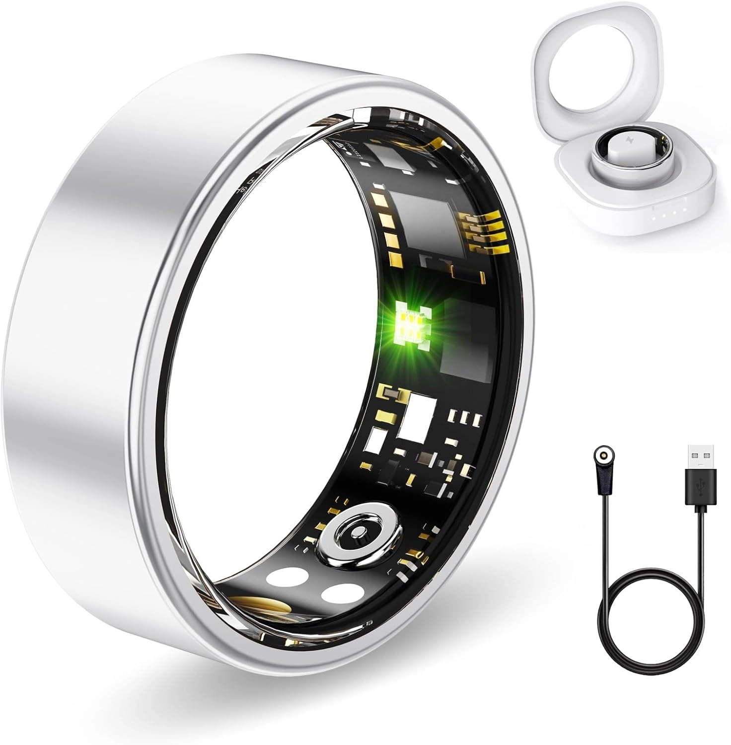 Duobuy Smart Ring - Heart Rate BloodOxygen HRV