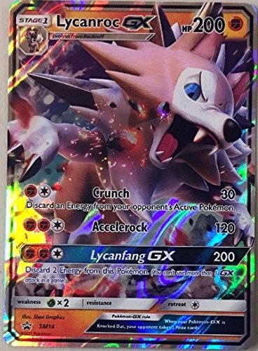 Lycanroc GX - SM14 Foil Box Promo