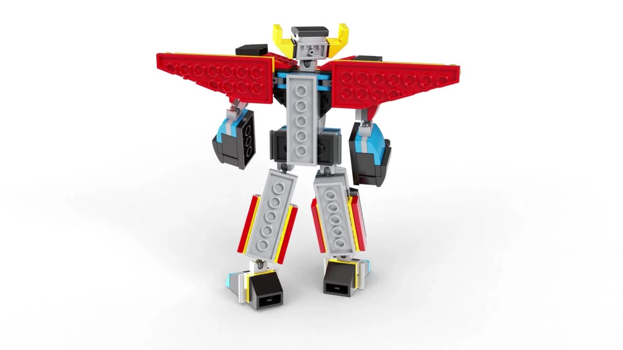 Creator 3in1 Super Robot (31124) - Creative Construction Bricks Set