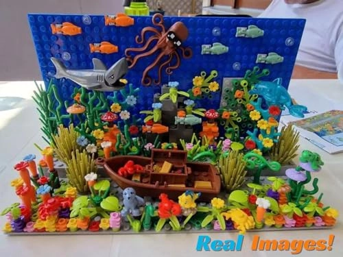 Underwater Aquarium Building Blocks - 400 pcs