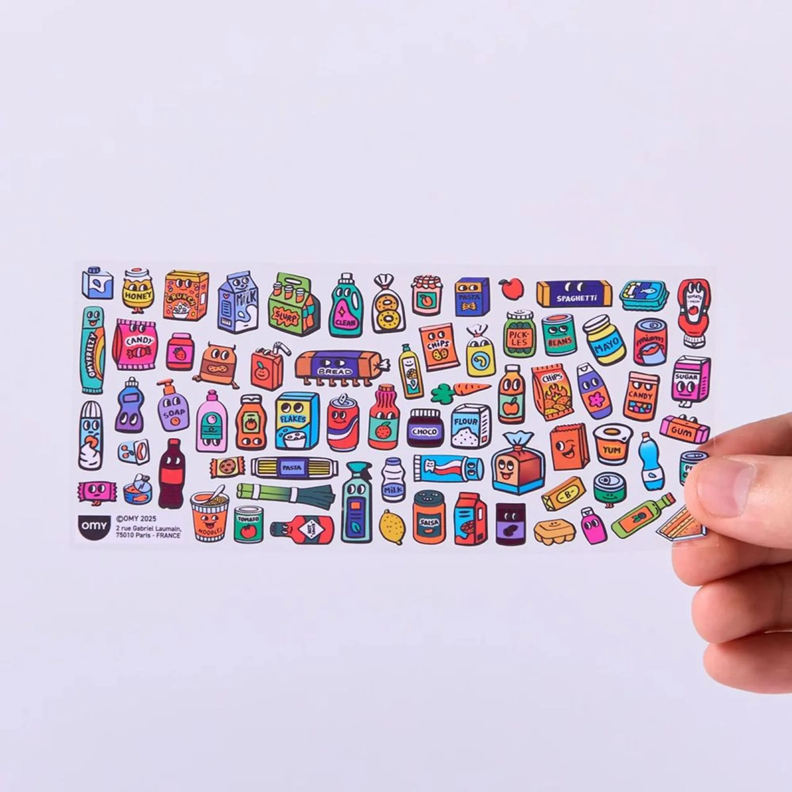 Supermarket Sticker Book