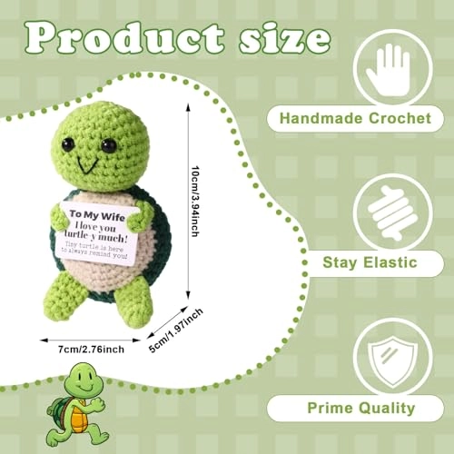 Turtle Positive 10 cm Crochet