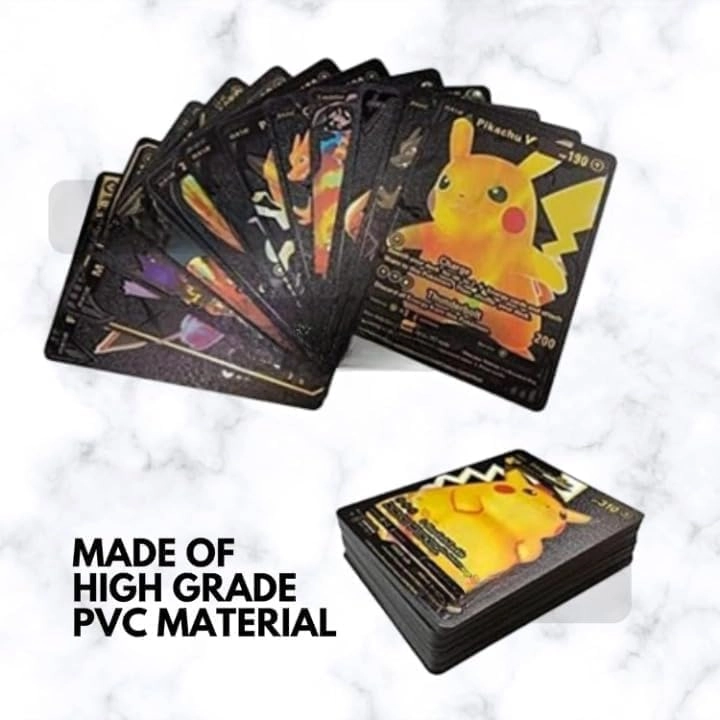 Pokémon Gold Foil Cards Pack - English 55pcs