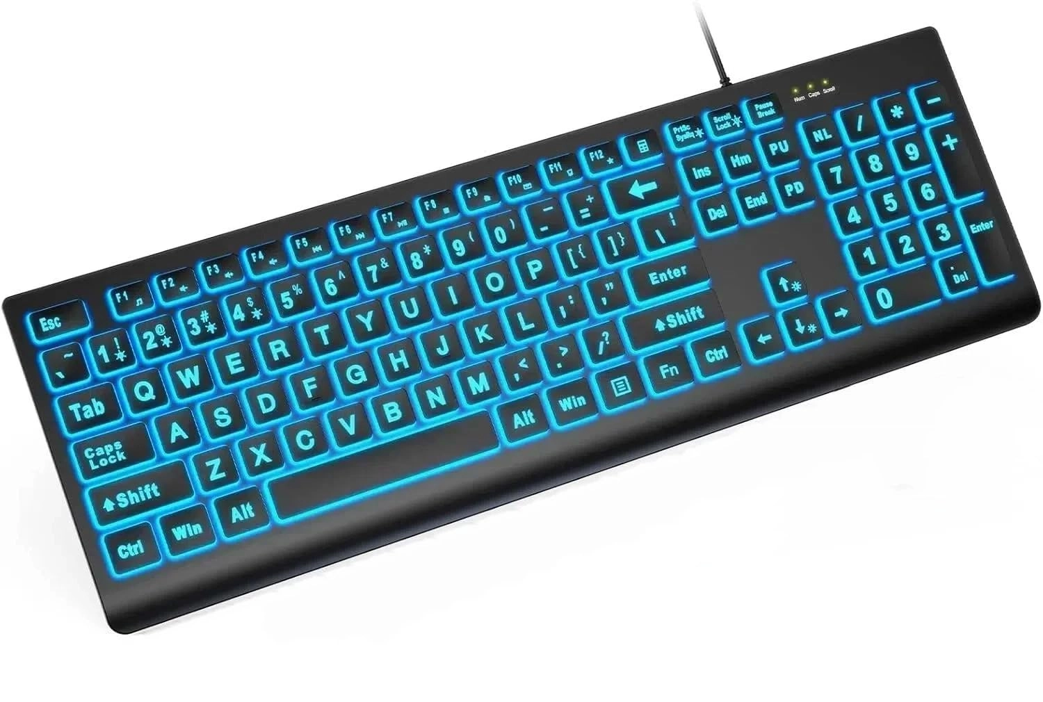 Large Print Backlit Keyboard - Standard Wired