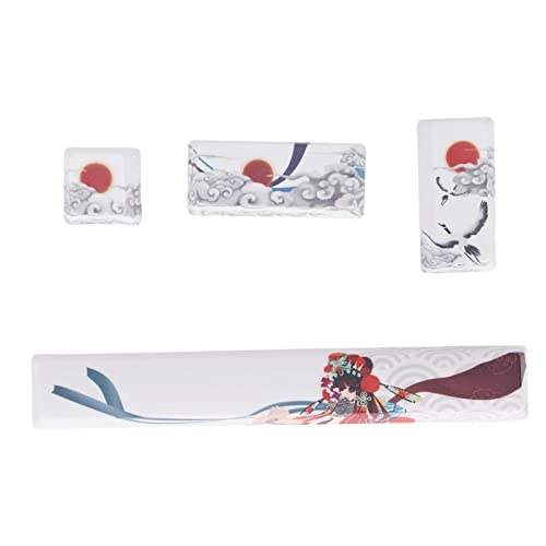 Custom Keycaps Set - 4keys PBT Chinese Opera Pattern