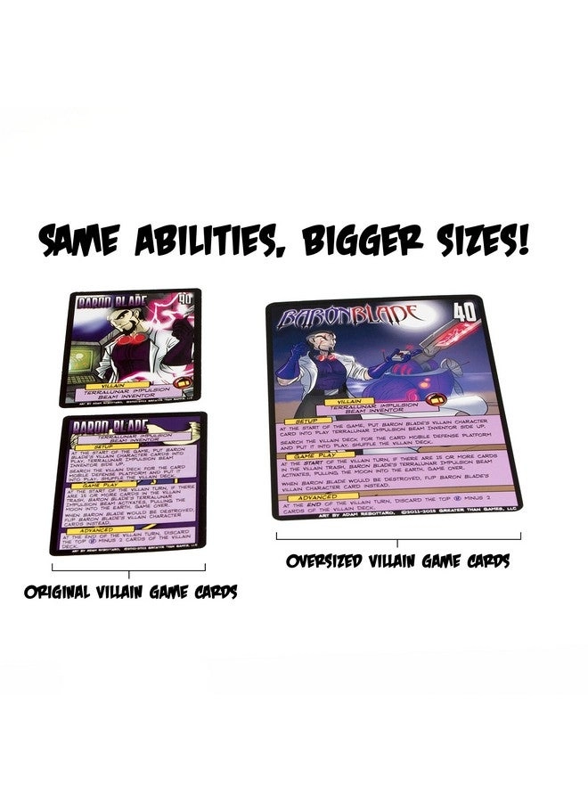 Sentinels of The Multiverse: Oversized Villain Character Cards