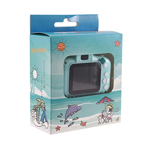 Recorder Shockproof Action Camera with 2 Inch IPS Screen and 32GB Memory card, Gift for Girls and, Green