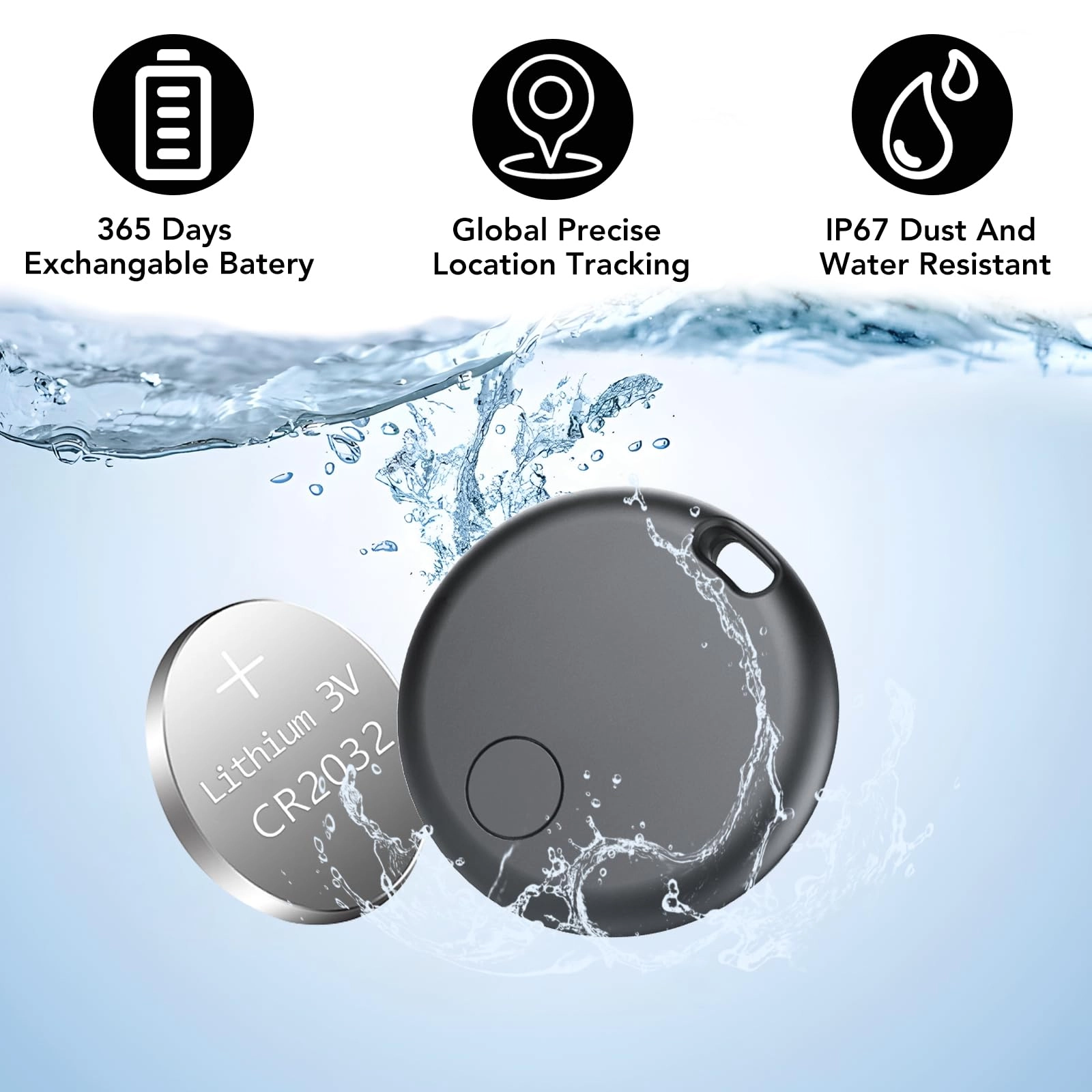 Smart Tracker Tags - Android IP67 40 Meters