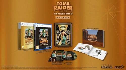 Tomb Raider I-III Remastered Deluxe Edition - PlayStation 5