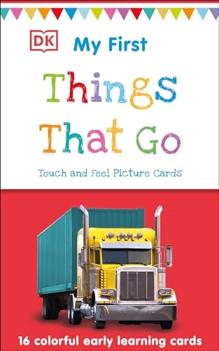 DK My First Touch and Feel Picture Cards Things That Go
