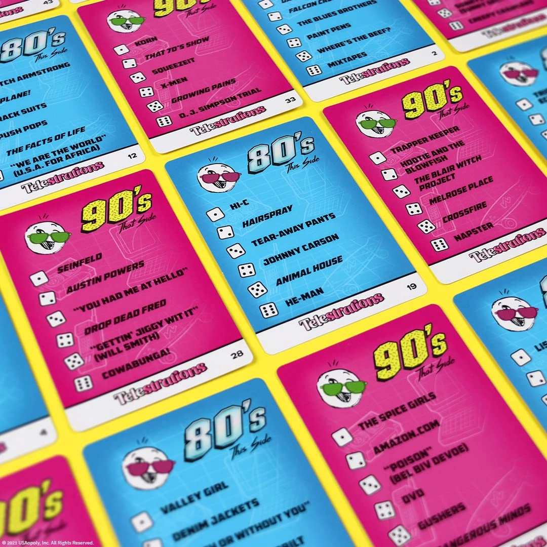 Telestrations 80s/90s Expansion Pack - Adult Unqualified
