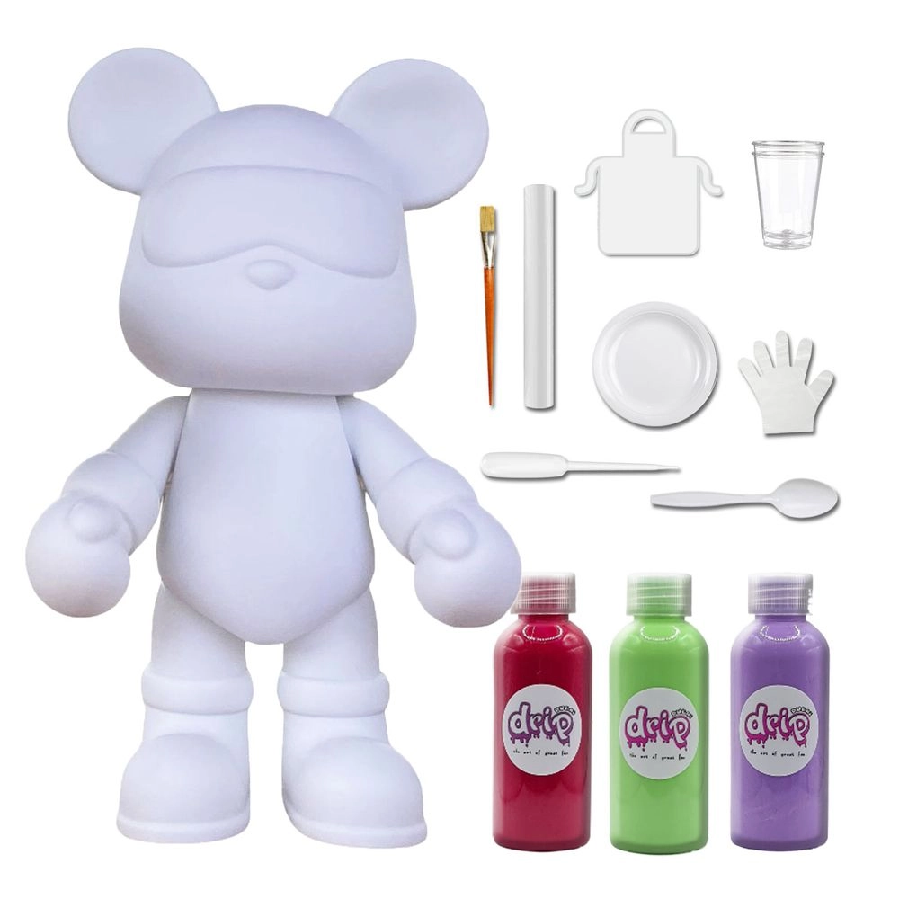 DIY Fluid Paint Bear - Complete Kit 23 cm