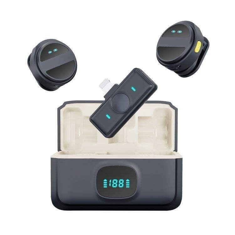 Harzoma Wireless Microphone - 800mAh Magnetic Clip