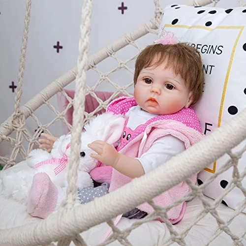 Reborn Baby Doll - 55cm 22" Vinyl Cotton Body