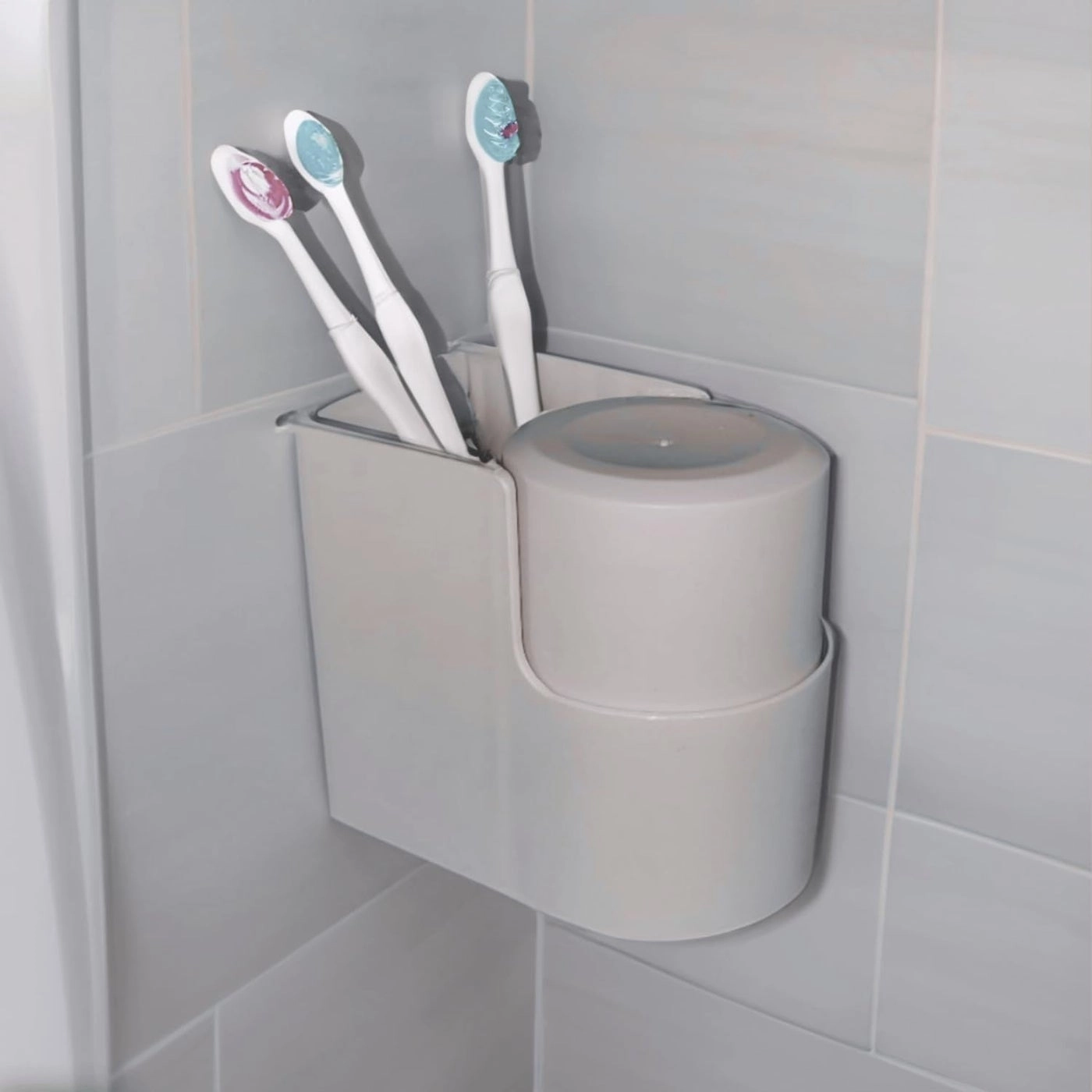 GLOWICK Toothbrush Holder - Wall Mounted 1Pcs