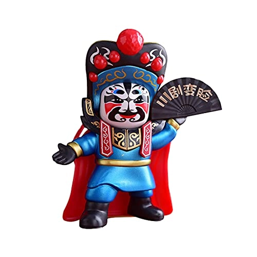 Sichuan Opera face-changing doll - Green panda 4 faces