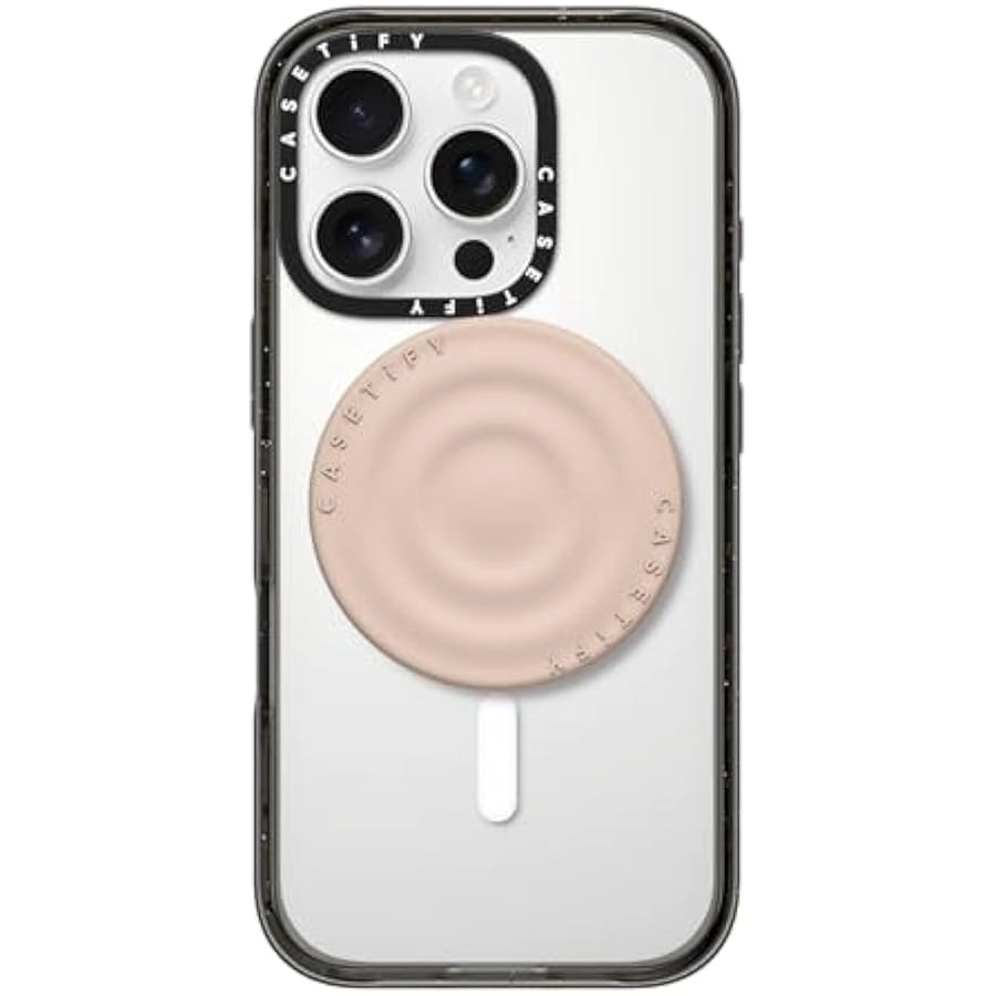 Snappy Ripple Grip Stand - Compatible with Magsafe White