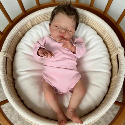 Reborn Baby Doll - 19-inch Cloth body Sleeping Ages 3+