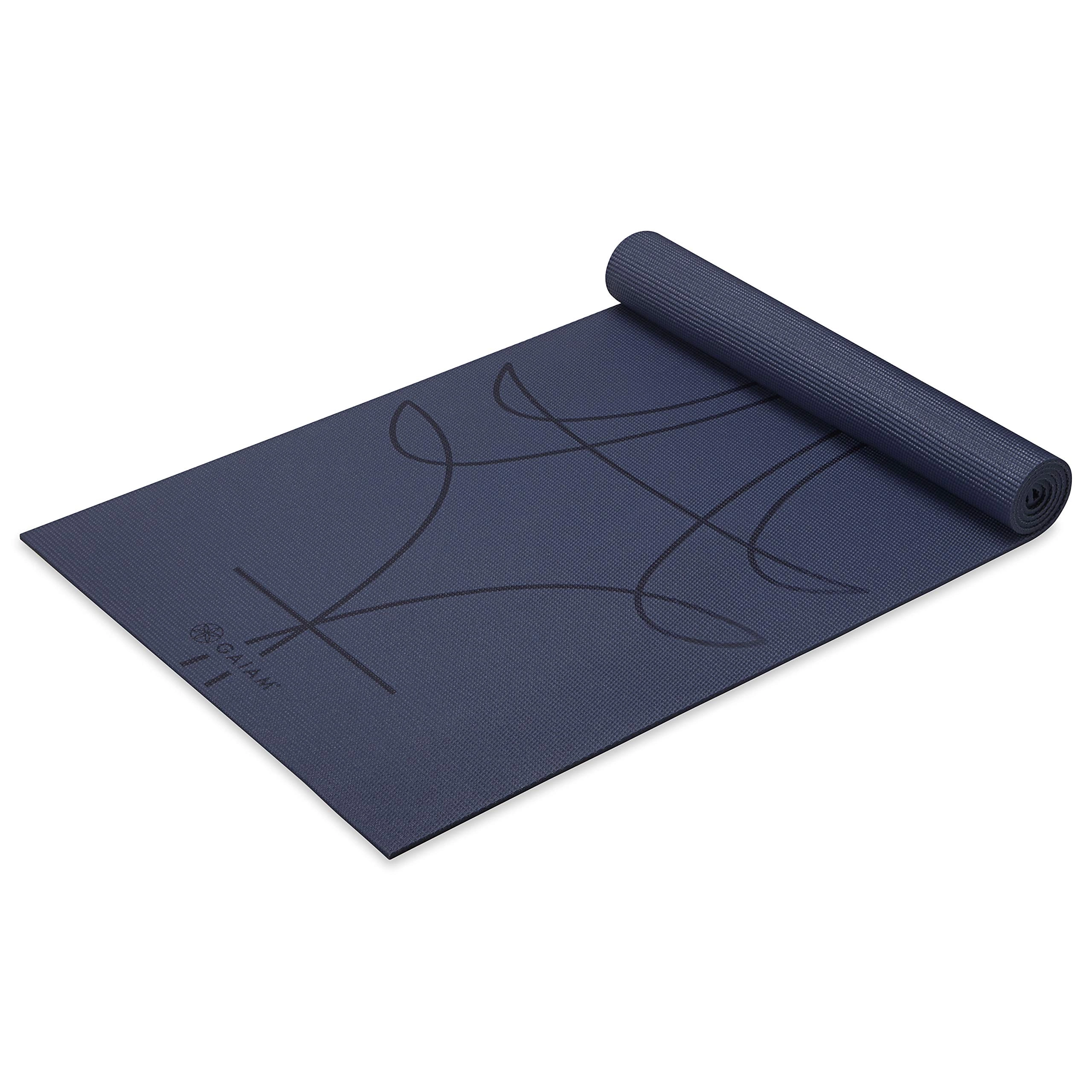 Fit For Life Reversible Print Yoga Mat - Polyvinyl Chloride 6mm