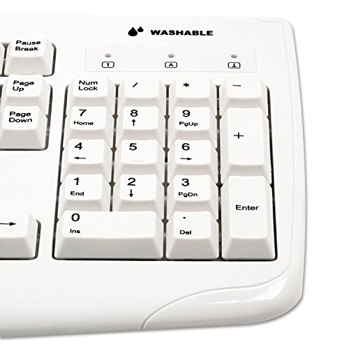 64406 Pro Fit USB Washable Keyboard - 104-key Wired