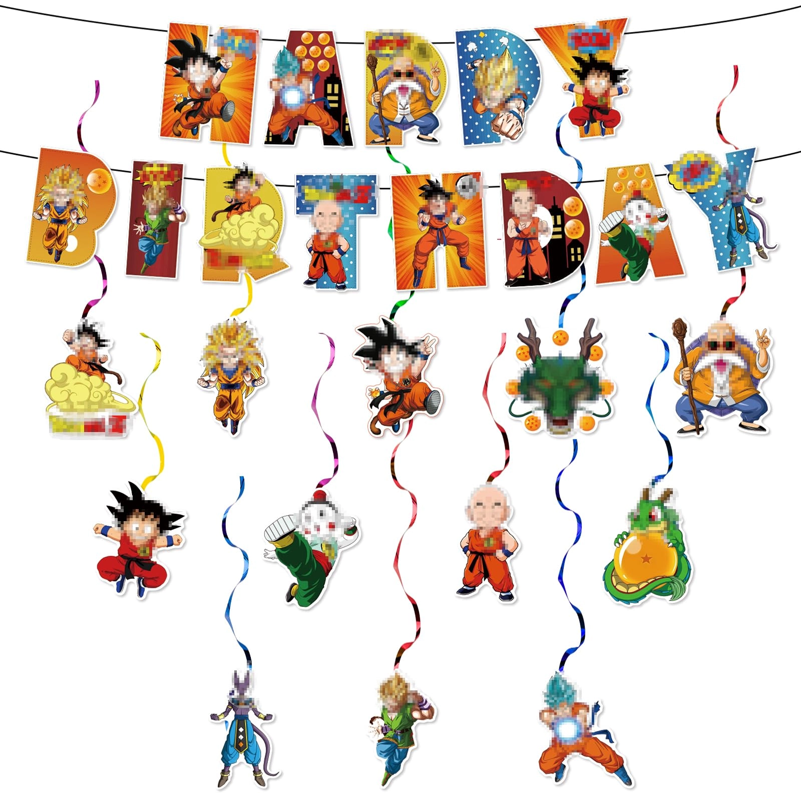 Birthday Decorations Banner - 14Pcs Birthday