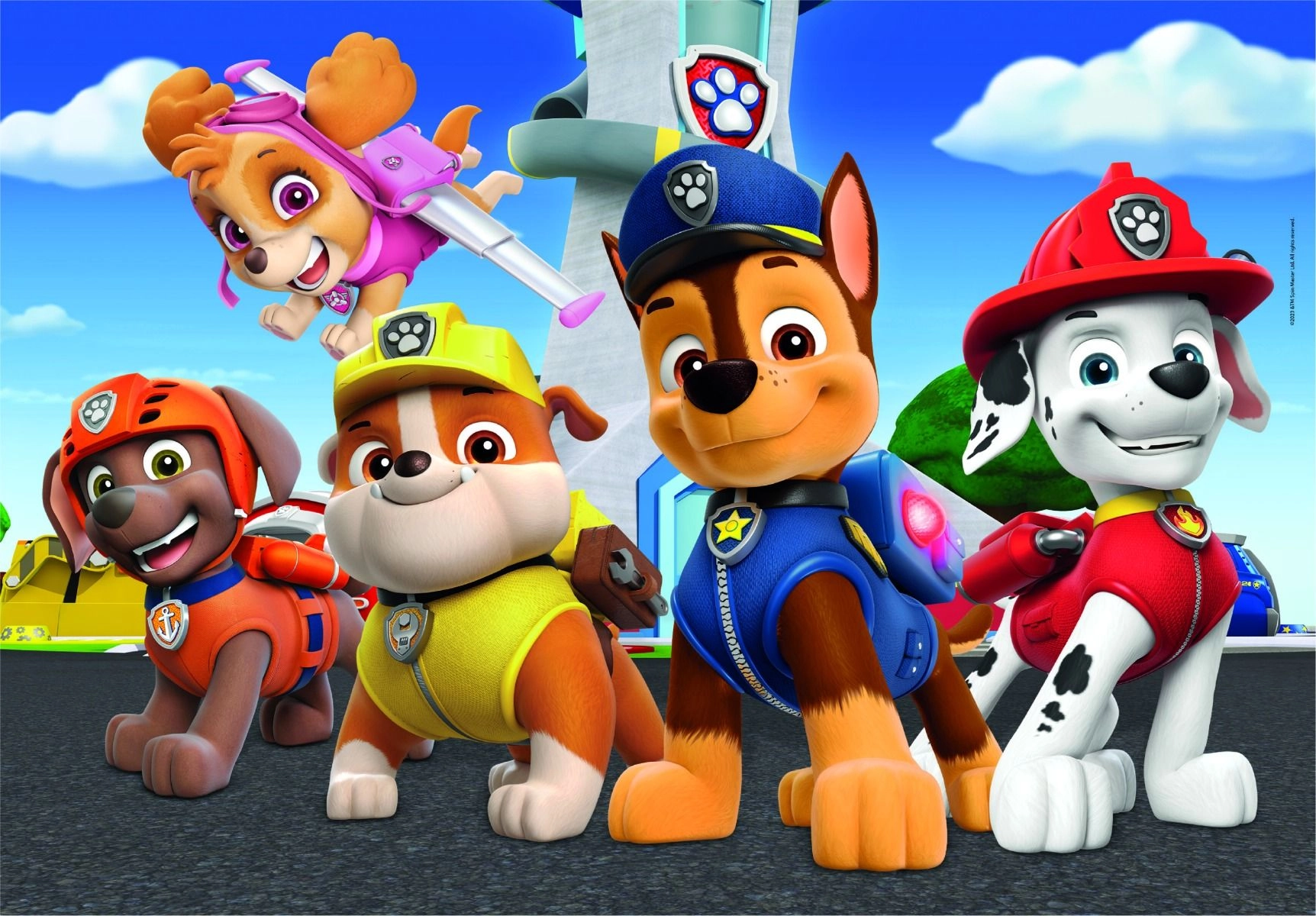 Paw Patrol Action Puzzle (ALGT-21623) - 2x60 pcs