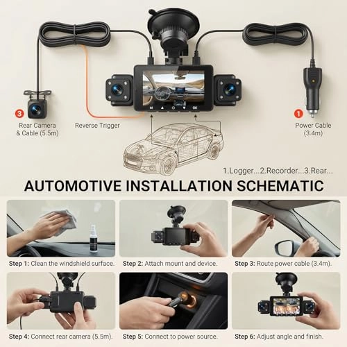 Dash Cam 1080P X 1080P