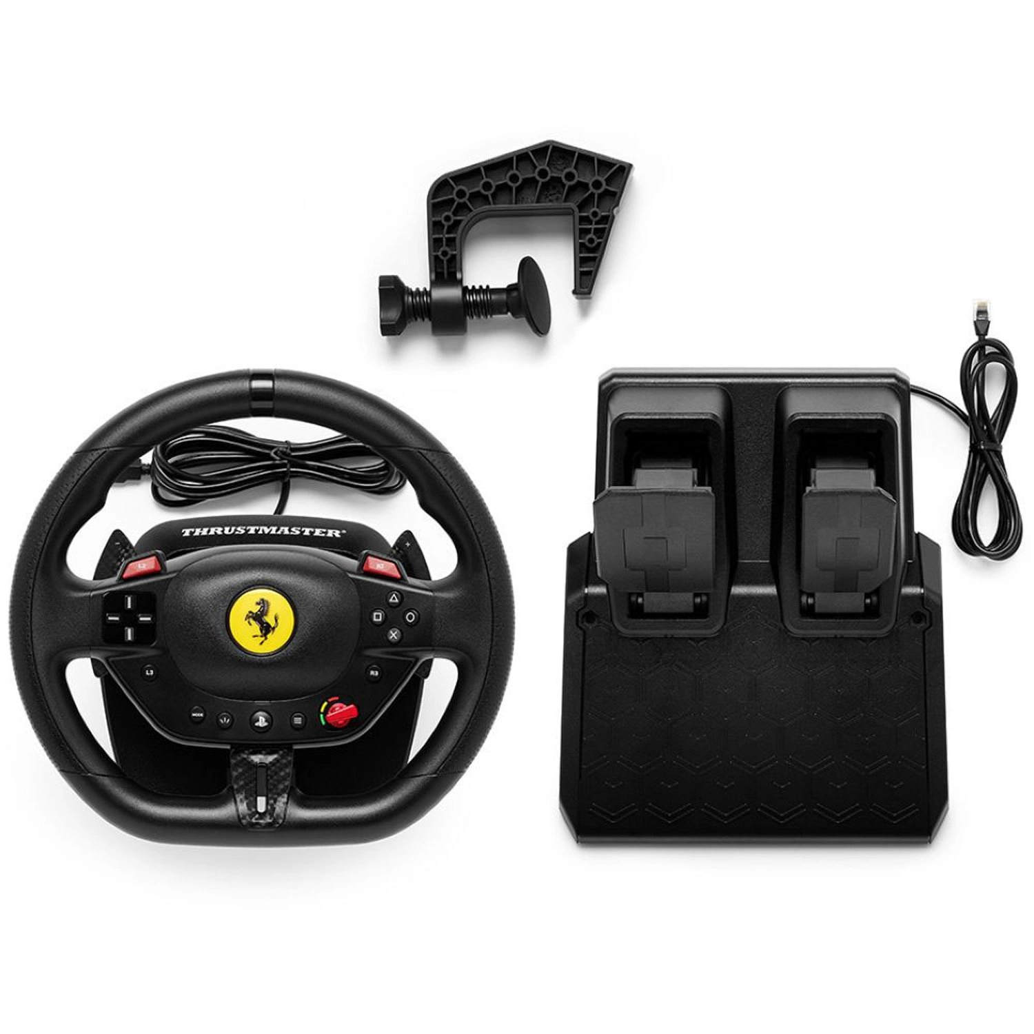 T98-P Ferrari 296 GTB Racing Wheel & Pedals - Playstation
