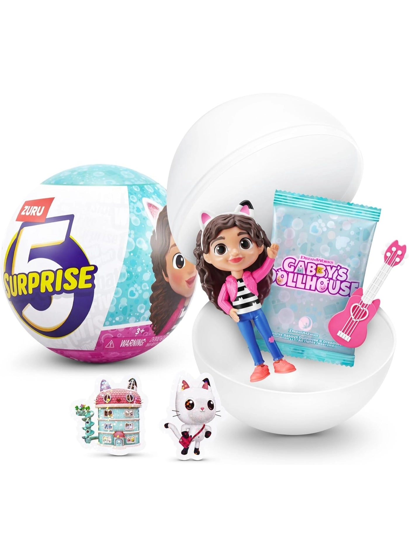 ZURU 5 Surprise Gabby’s Dollhouse - Mini Collectibles (77655GQ2) 5 pcs
