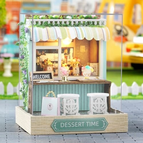 Miniature Wooden Dollhouse Furniture Kit - Creative Room 1:24