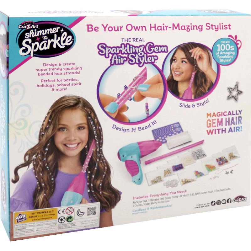 Shimmer 'n Sparkle Sparkling Gem Air Styler - Assorted Color Craft Activity Kit