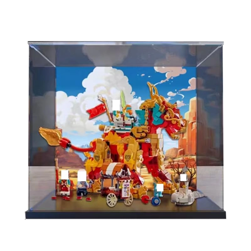 Clear Acrylic Display Case (80066) - 30x15x25cm Background+top Light