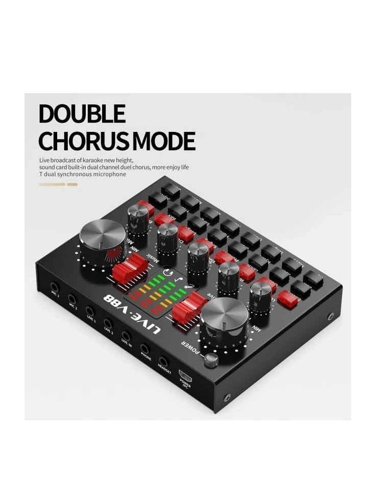 BM-800 + V8S Wired Microphone Studio Recording Broadcasting Set