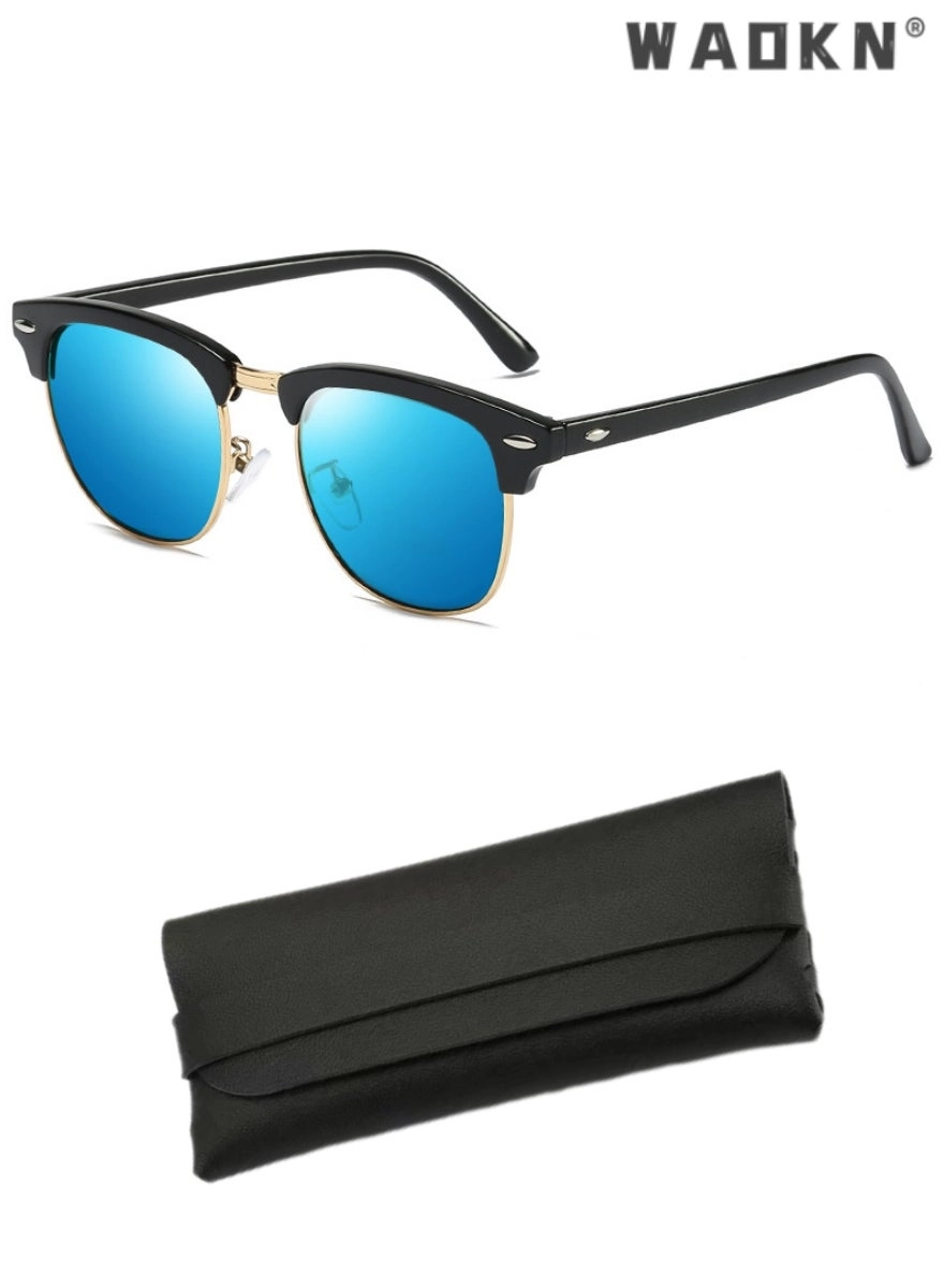 WAOKN Aviator Sunglasses - 52mm Black Gray