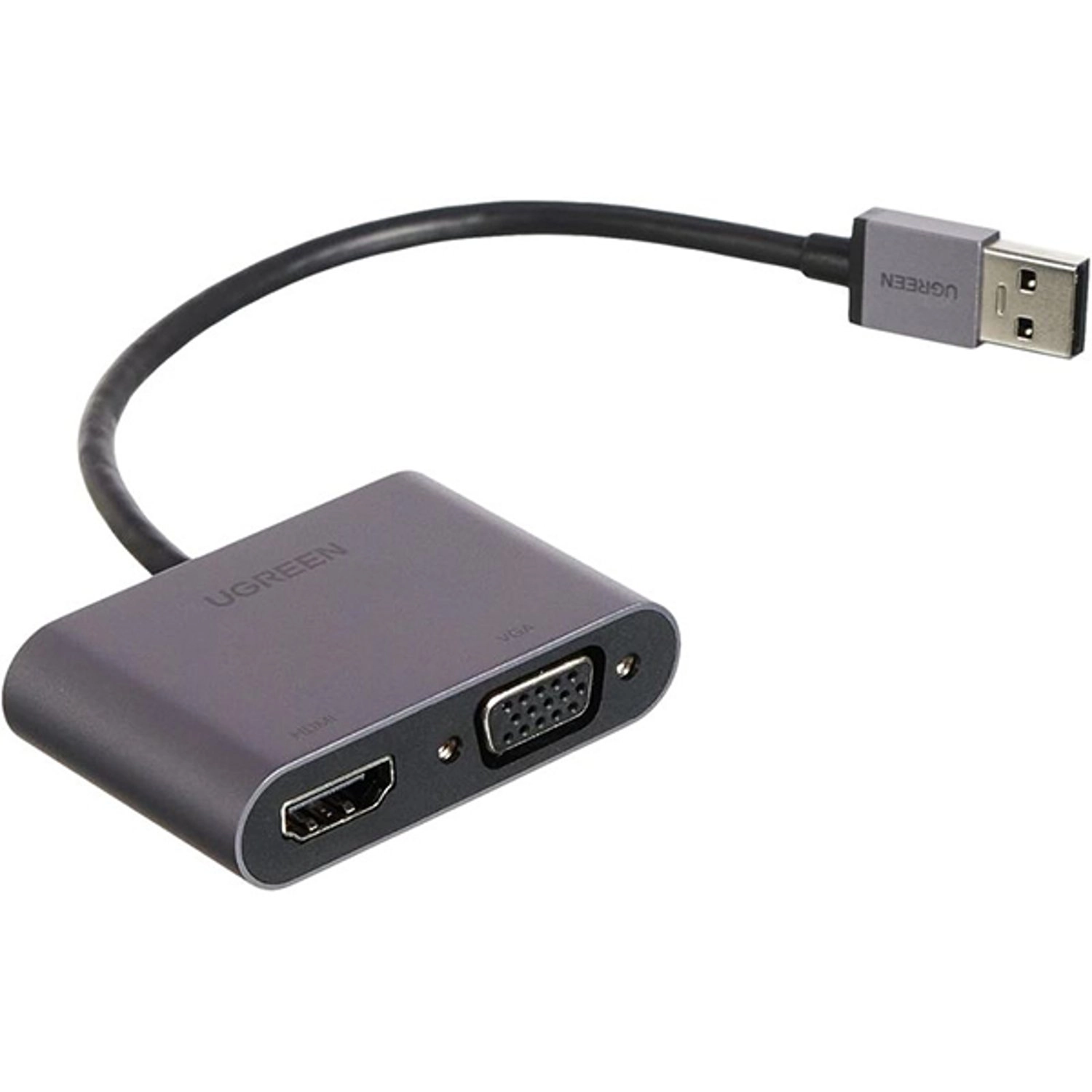 Ugreen USB To HDMI And VGA Adapter - USB-A 3.0 1920 x 1080
