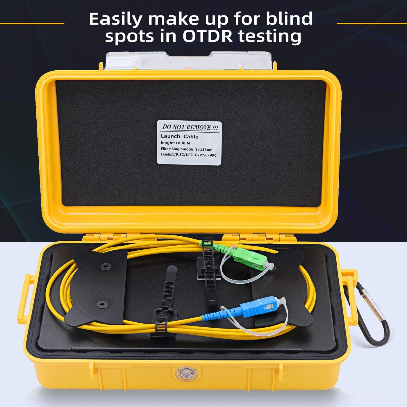 Fiber Optic Test Tool - SC/UPC-SC/APC SMï¼ˆ9/125ï¼‰ OTDR Launch Cable
