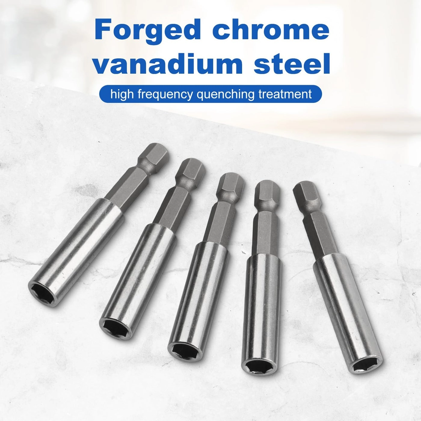 Magnetic Extension Socket Drill Bit Holder - 1/4" Hex