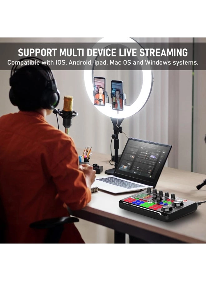 F998 - Live Sound Card + BM-800 - Condenser Mic