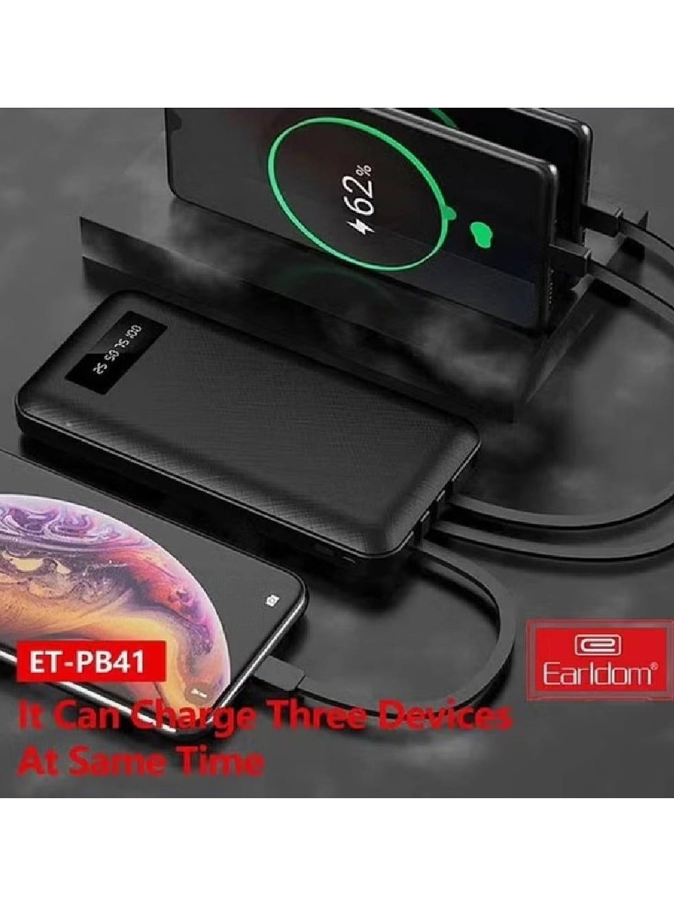 Wireless fast Charging Power Bank - 10000mAh
