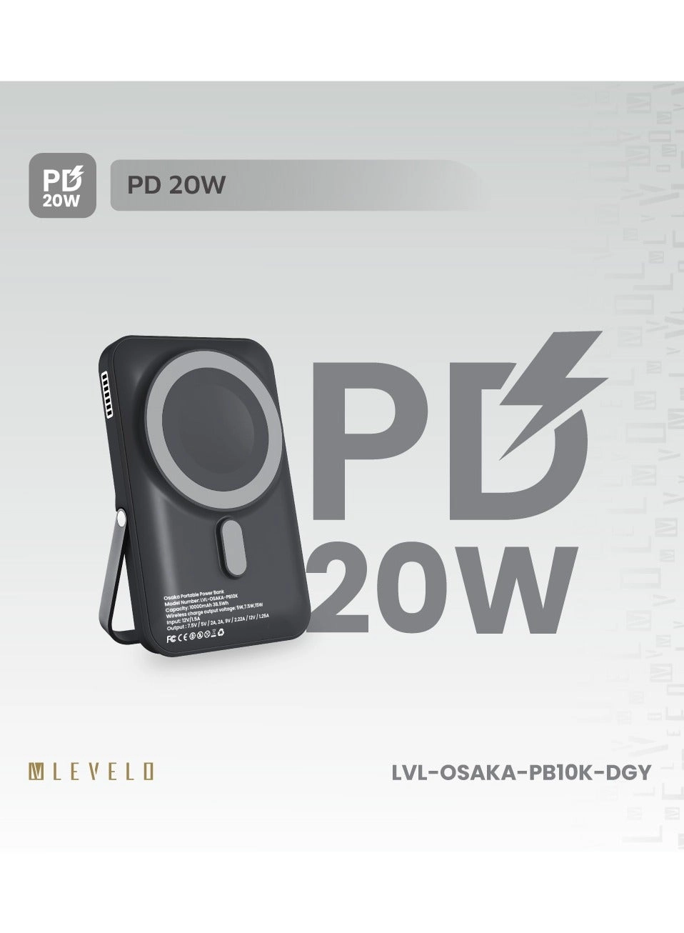 Osaka - 10,000mAh 20W Wireless