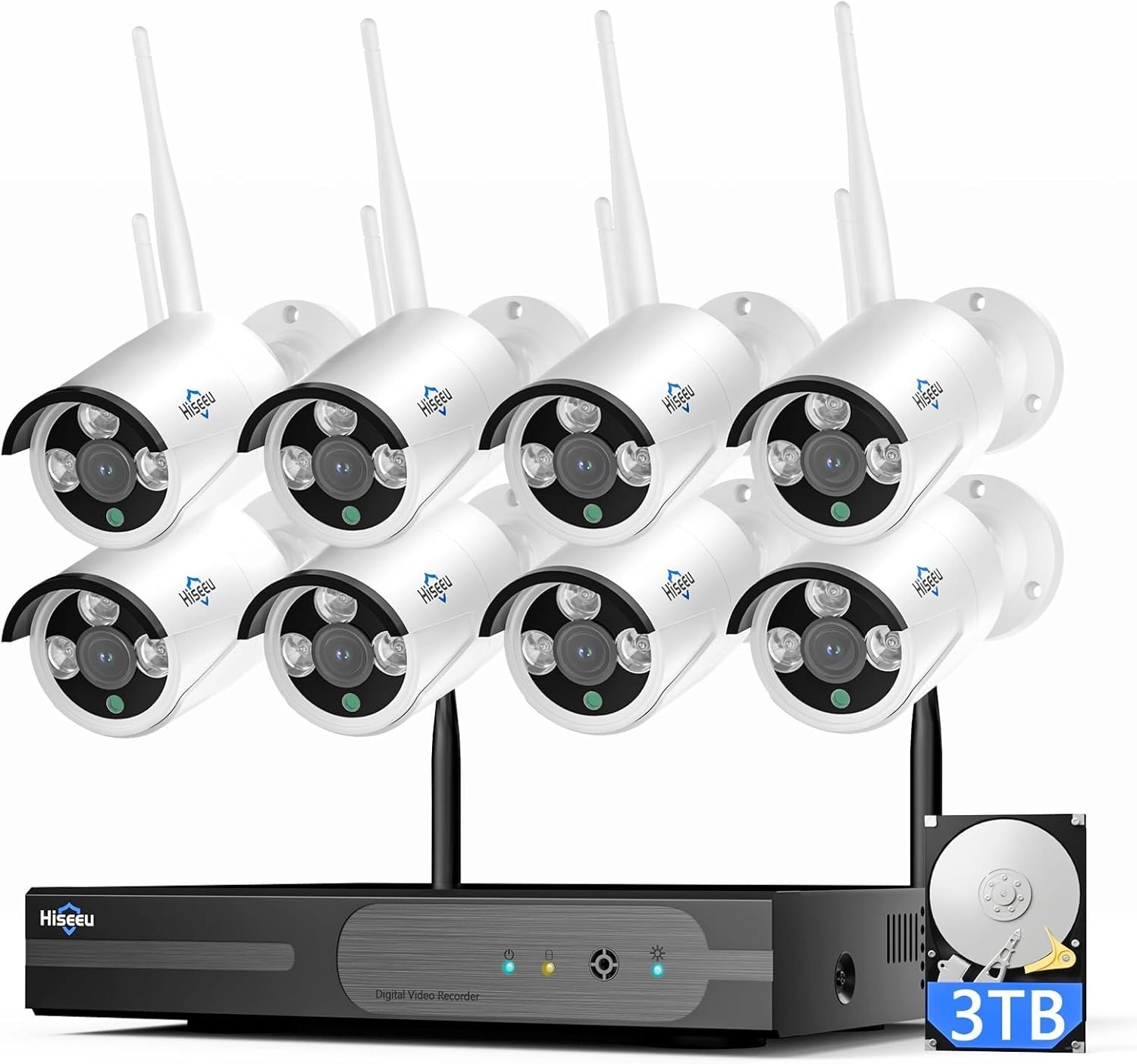 Hiseeu WK-8HB615-CT - 16 channels