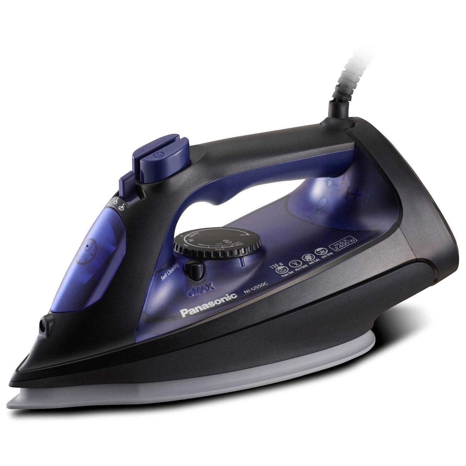 Panasonic NIU550 - 2400 Watts Ceramic Soleplate Blue