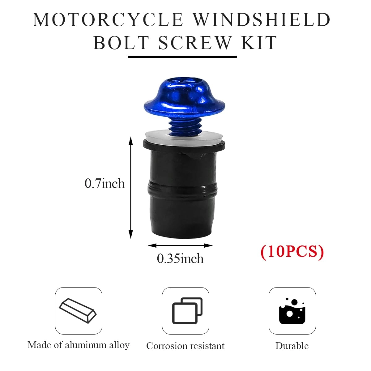 Motorcycle Windshield Bolts Screws Kit