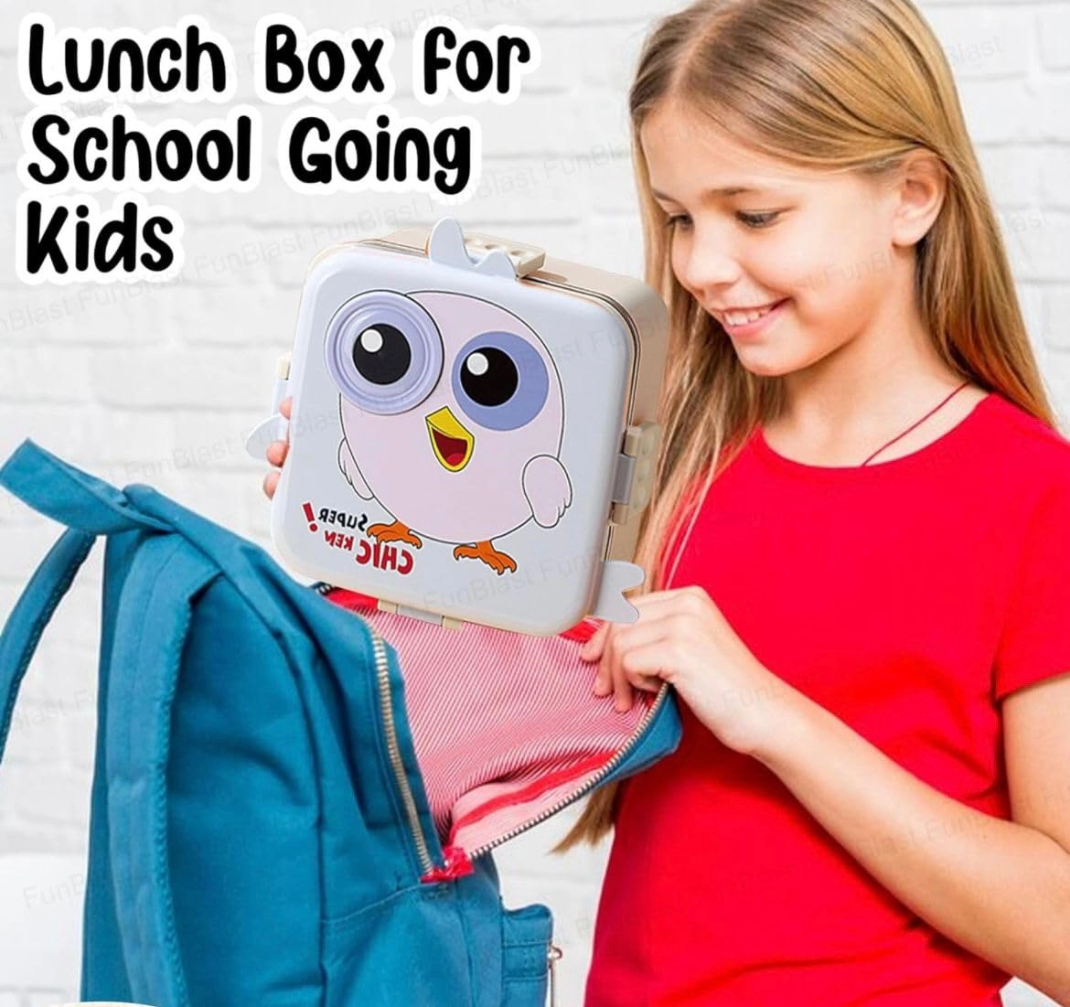 Carnival Super Birdy Lunch Box - 1120ml+70ml