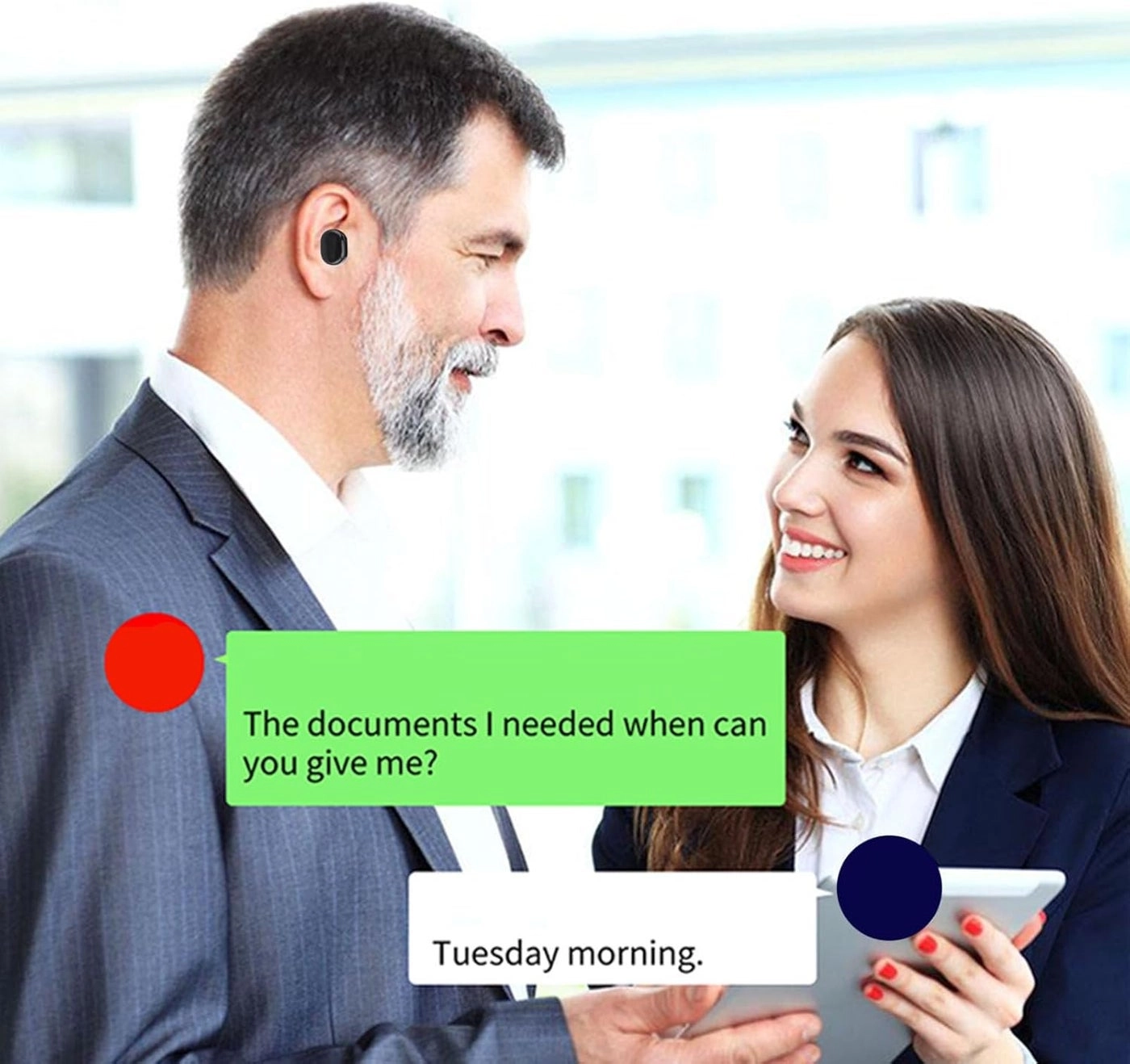 Language Translator Earbuds - Real-Time Audio & Text Supports 140+ Languages