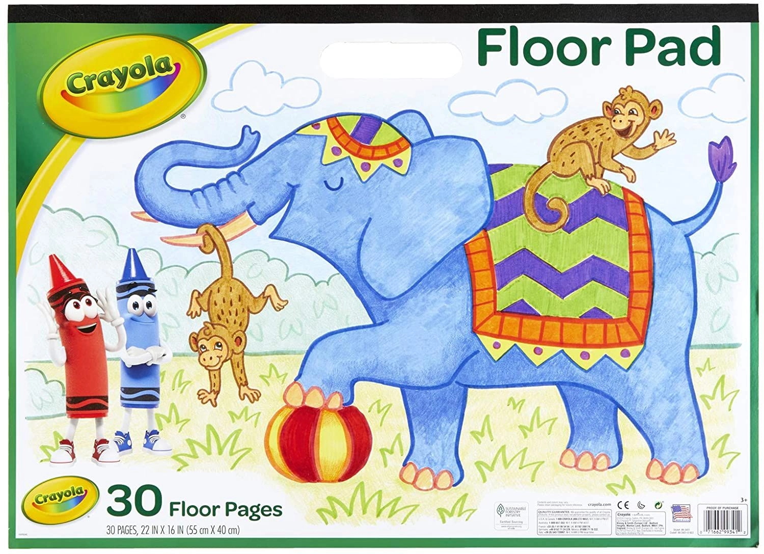 Crayola Giant Floor Pad - twenty-five